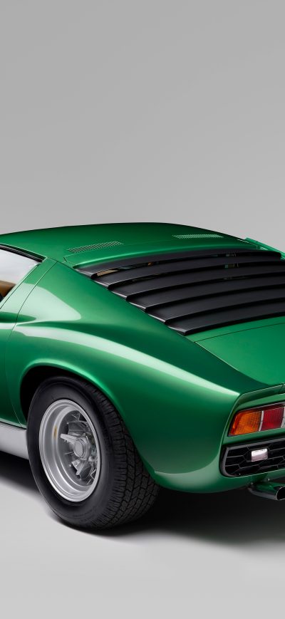 Fond d'écran iPhone Lamborghini Miura P400 SV 1971