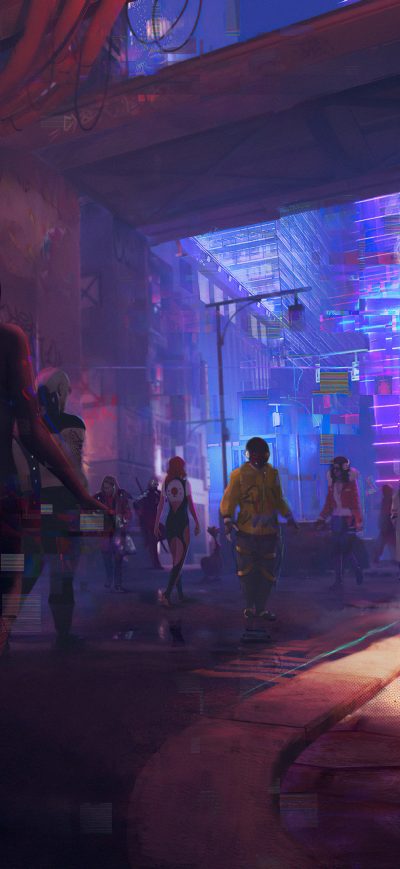 Fond d'écran iPhone Dps X Cyberpunk
