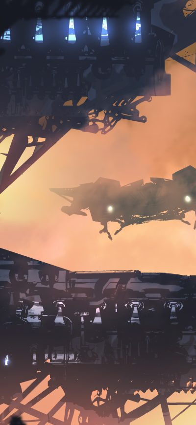 Fond d'écran iPhone Scifi Space Warrior Digital Art Futurist
