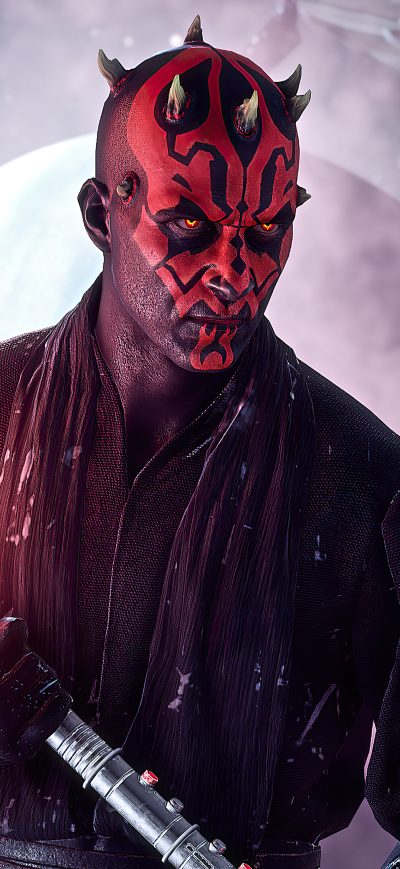 Fond d'écran iPhone 2020 Darth Maul Star Wars Battlefront II 4k