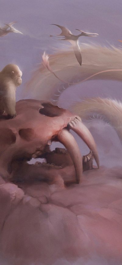 Fond d'écran iPhone Big Creature Dragon 4k