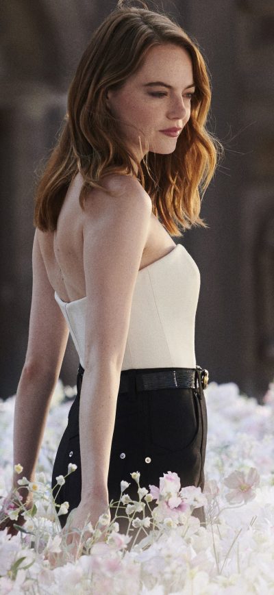Fond d'écran iPhone Emma Stone Louis Vuitton Photoshoot 2019