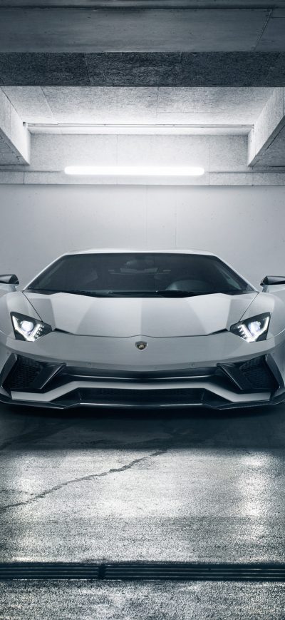 Fond d'écran iPhone Novitec Torado Lamborghini Aventador S 2018 Front