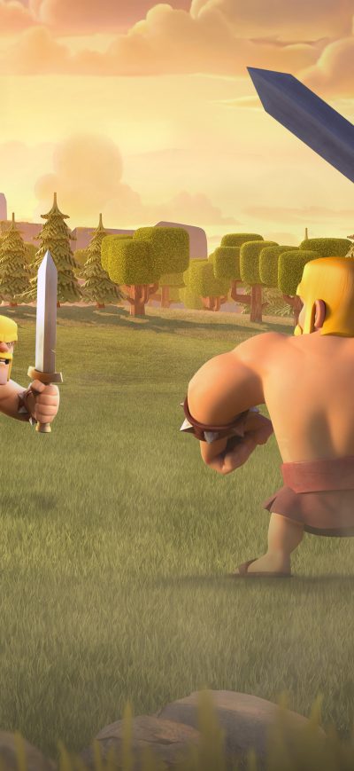 Fond d'écran iPhone Barbarian Clash of Clans