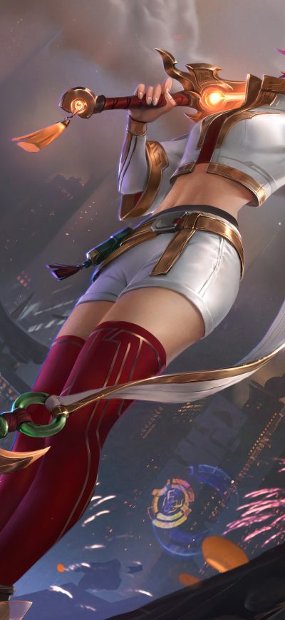 Fond d'écran iPhone Fiora League Of Legends 8k