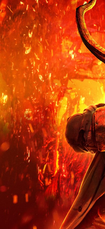 Fond d'écran iPhone Hellboy 2019 8k