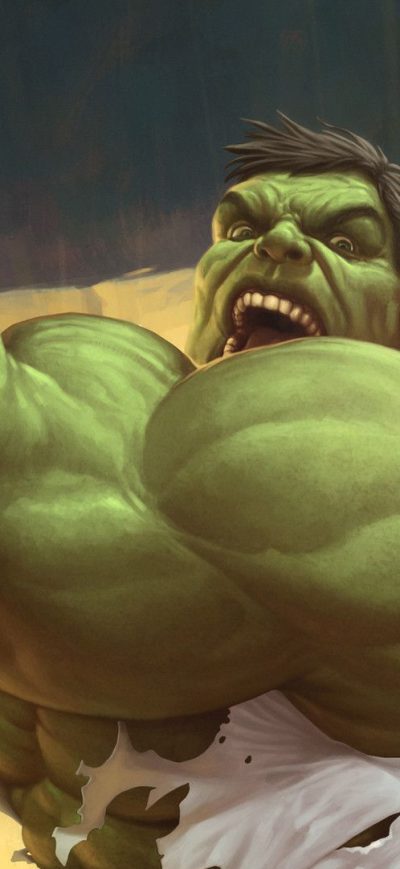 Fond d'écran iPhone Hulk Art 2019