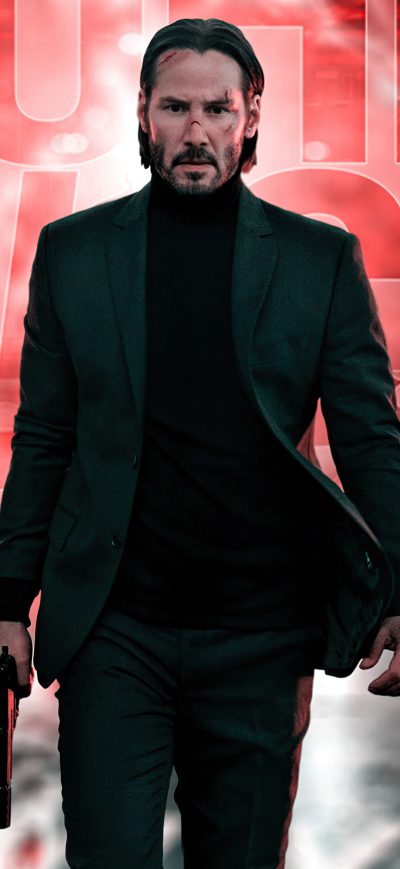 Fond d'écran iPhone John Wick Keanu Reeves 5k