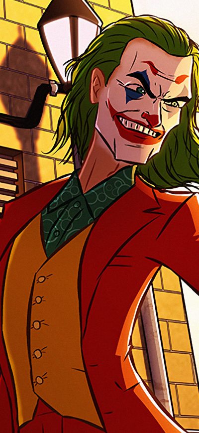 Fond d'écran Joker Dance sur iPhone