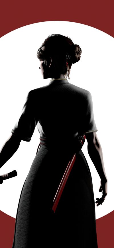 Fond d'écran iPhone Katana With Sword Minimal 4k