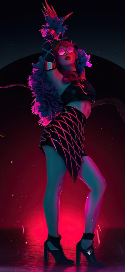 Fond d'écran iPhone Evelynn Kda Cosplay Photography 4k