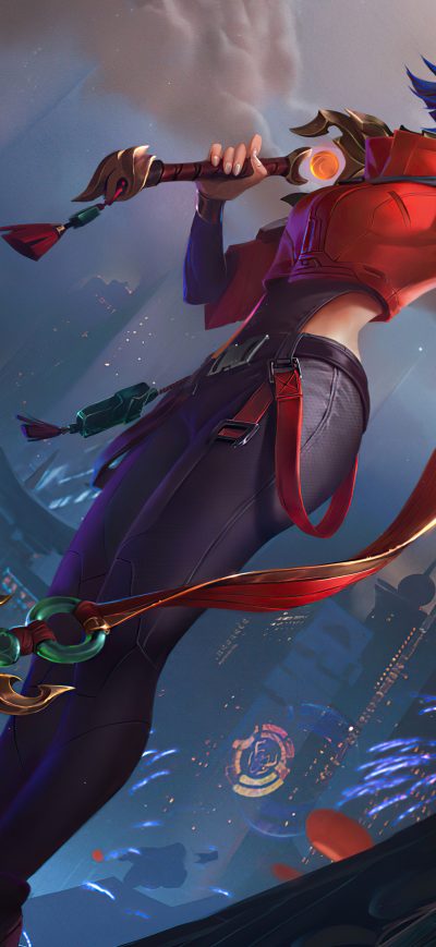 Fond d'écran iPhone League Of Legends Lunar Beast Fiora 4k