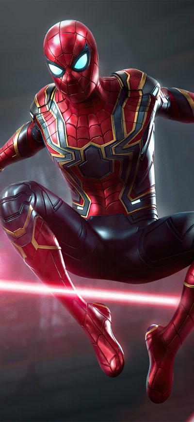 Fond d'écran iPhone Spiderman Marvel Avengers 4k