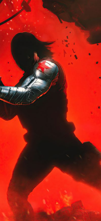 Fond d'écran iPhone Marvel Avengers The Winter Soldier 5k