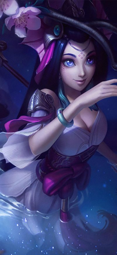 Fond d'écran Nami League Of Legends Art sur iPhone