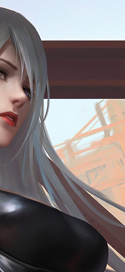 Fond d'écran iPhone Nier Automata Anime Girl