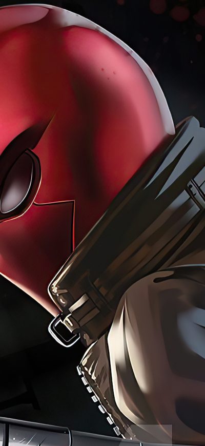 Fond d'écran iPhone Red Hood Mask Man