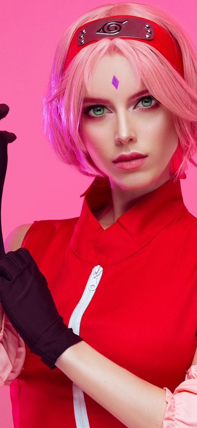 Fond d'écran iPhone Sakura Haruno From Naruto Cosplay