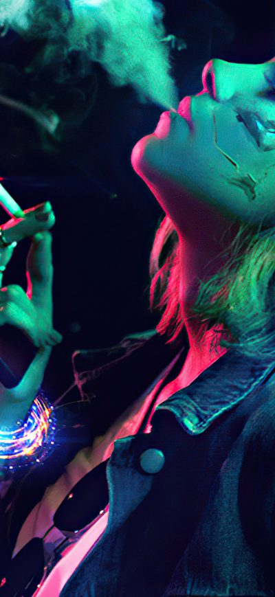 Fond d'écran iPhone No Smoking Cyborg Girl 4k