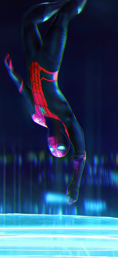 Fond d'écran iPhone Spider Man Into The Spider Verse 4k