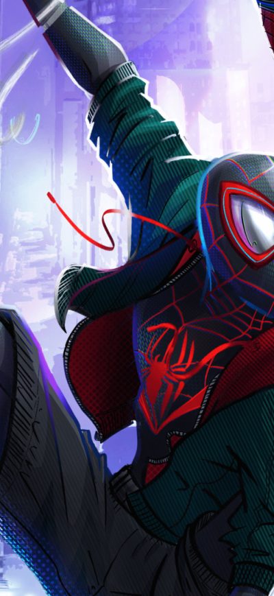 Fond d'écran iPhone Spiderman Swinging