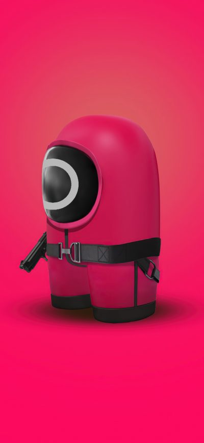 Fond d'écran iPhone Squid Game Minimal 5k