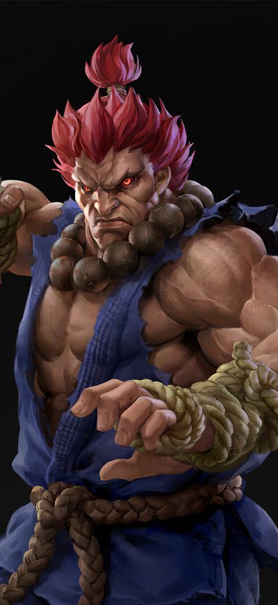 Fond d'écran iPhone 4k Akuma Street Fighter Artwork