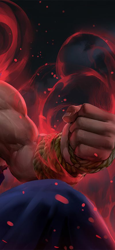 Fond d'écran iPhone Akuma Street Fighter 4k Artwork