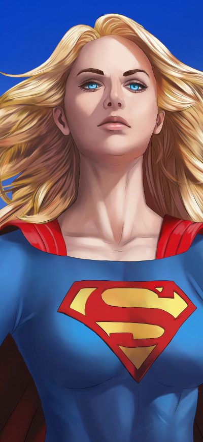 Fond d'écran iPhone Supergirl Flying Above