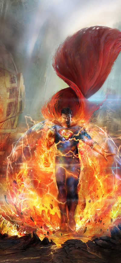 Fond d'écran iPhone Superman Full Power