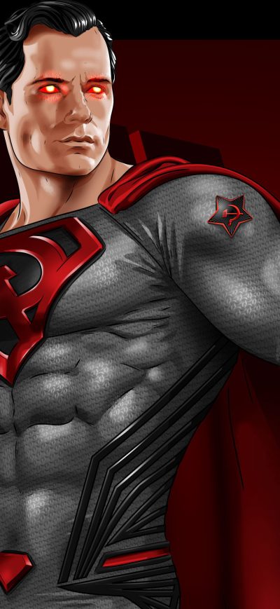 Fond d'écran iPhone Red Superman 4k