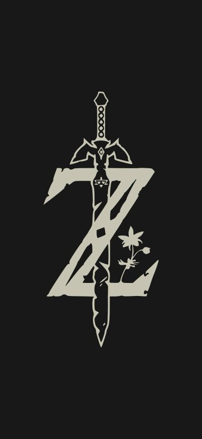 Fond d'écran iPhone The Legend Of Zelda Minimal Logo 4k