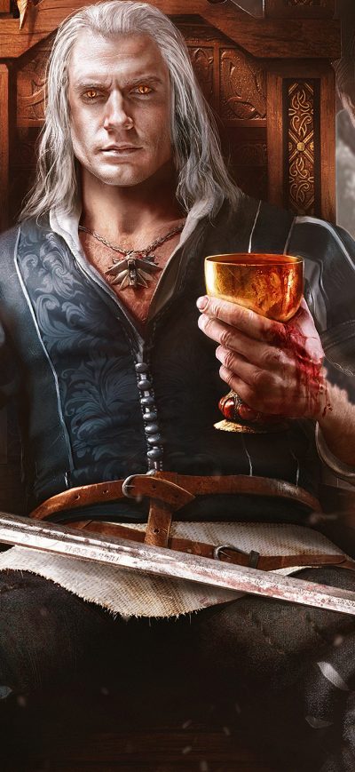 Fond d'écran iPhone Wicther Henry 4k