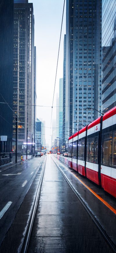 Fond d'écran iPhone Tram In Downtown Toronto