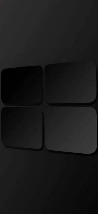 Fond d'écran iPhone Windows 10 Darkness Logo 4k