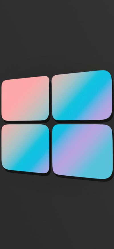 Fond d'écran iPhone Windows 10 Logo Gray 4k