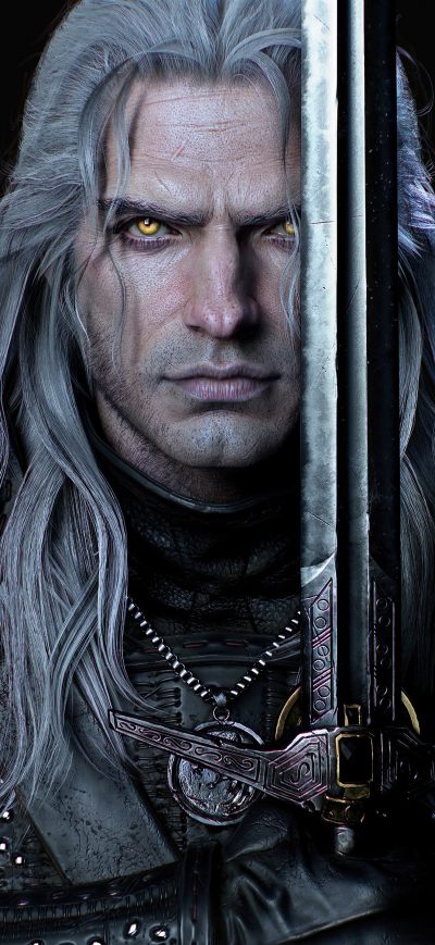 Fond d'écran iPhone Witcher Fanart 5k