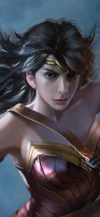 Fond d'écran iPhone Wonder Woman Fantasy Art 4k