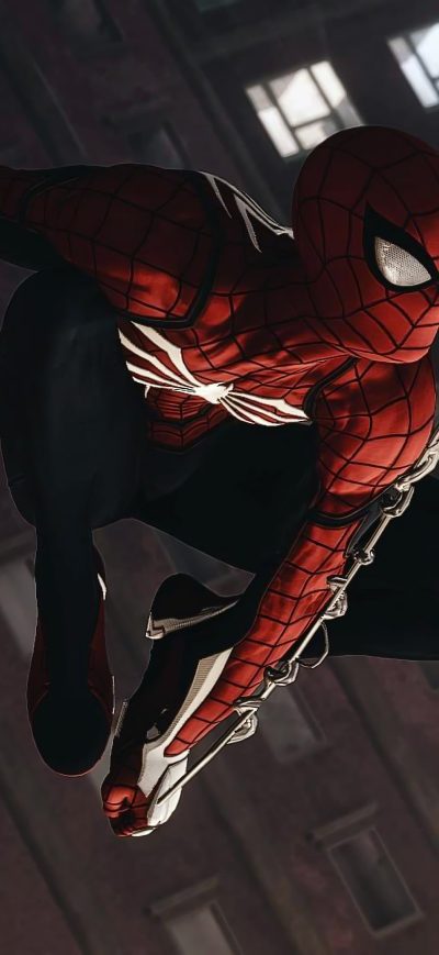 Fond d'écran iPhone Spiderman Shooting Spider Web4k