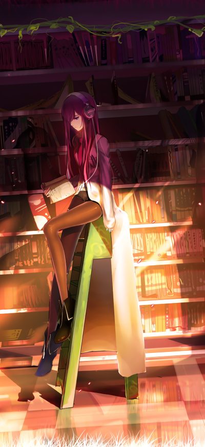 Fond d'écran iPhone Steins Gate Makise Kurisu