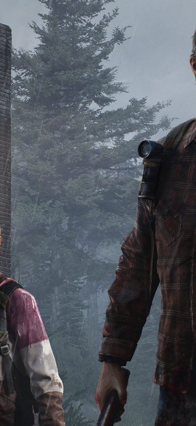 Fond d'écran The Last Of Us Joel Eliie sur iPhone