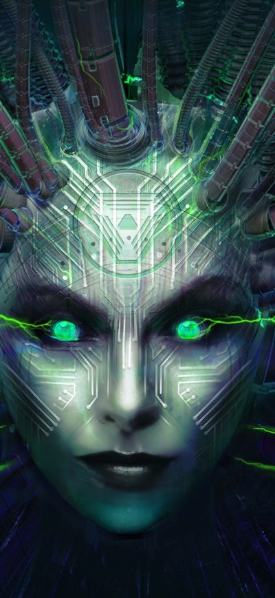 Fond d'écran System Shock 3 Art sur iPhone