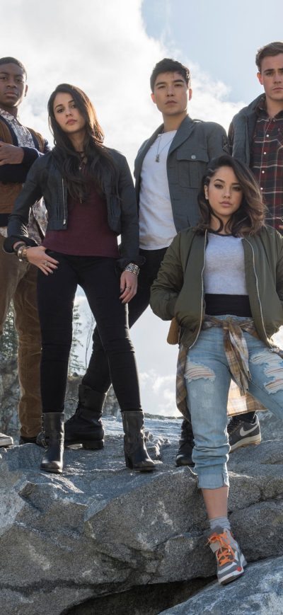 Fond d'écran iPhone Power Rangers 2017 Cast