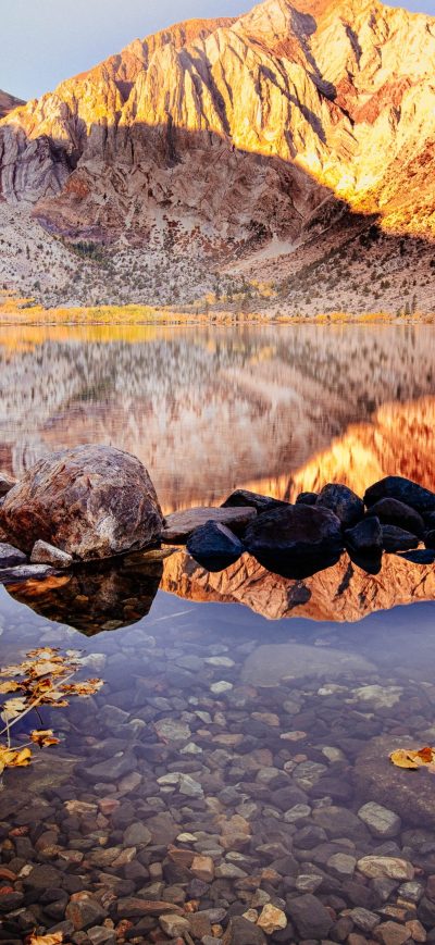 Fond d'écran iPhone Convict Lake Autumn 4k