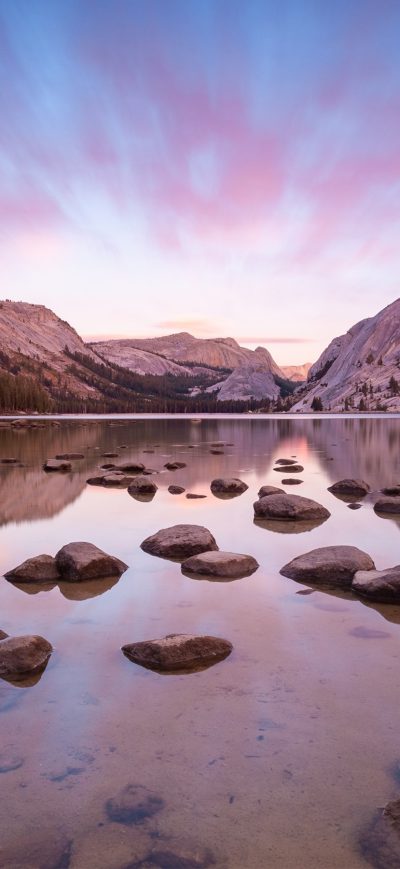 Fond d'écran iPhone Yosemite Rocks Reflections