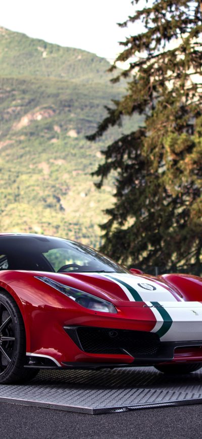 Fond d'écran iPhone Ferrari 488 Pista Custom Piloti Ferrari