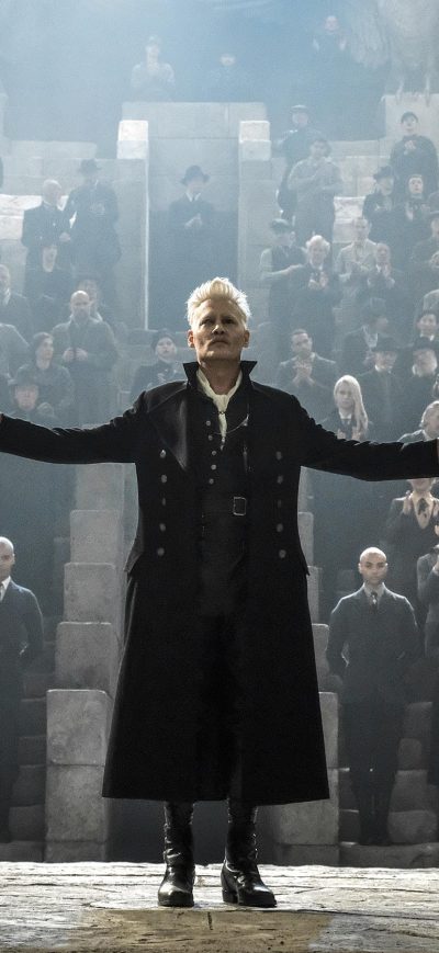Fond d'écran iPhone Johnny Depp As Gellert Grindelwald In Fantastic Beasts The Crimes Of Grindlewald Movie