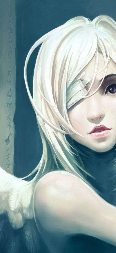 Fond d'écran Anime Angel sur iPhone