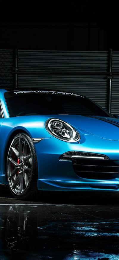 Fond d'écran Porsche Vorsteiner 911 sur iPhone