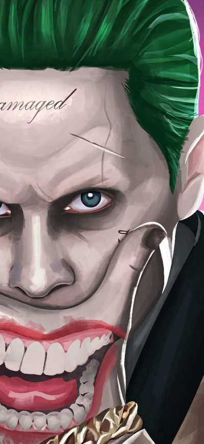 Fond d'écran iPhone Joker Jared Leto Art